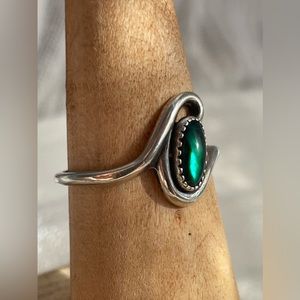 Sterling silver .925 Iridescent Shell Cabochon